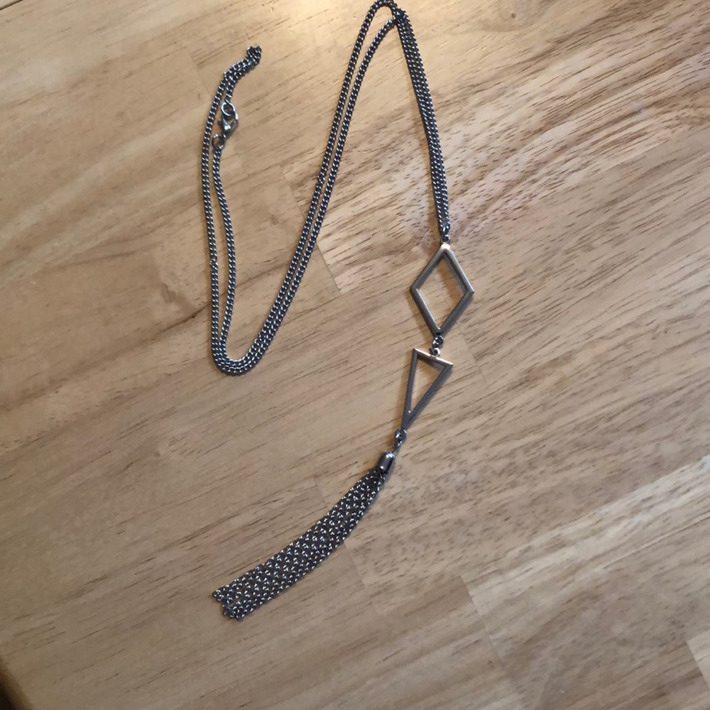 14” silver necklace